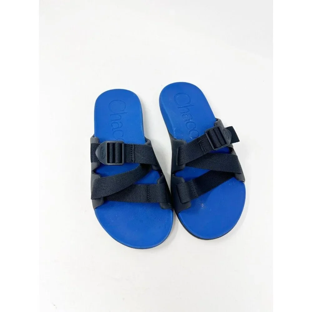 Chaco Mens Chillos‎ Slide Sandals Slip On Ultralight Comfort Active Blue Size 8